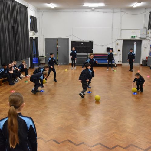 Dodge Ball Fun in PE